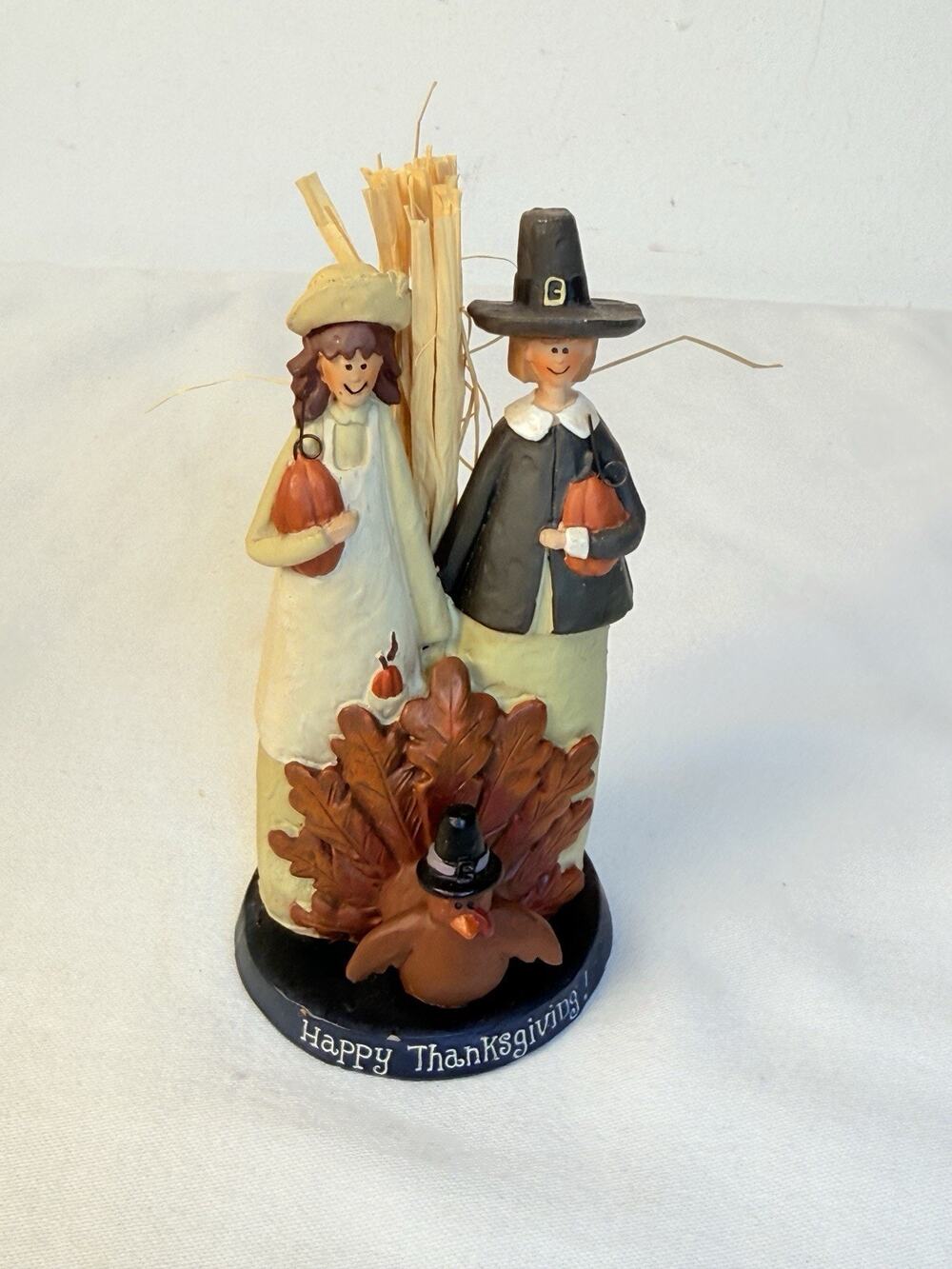 Blossom Bucket Suzi Thanksgiving Pilgrim Couple -Readet